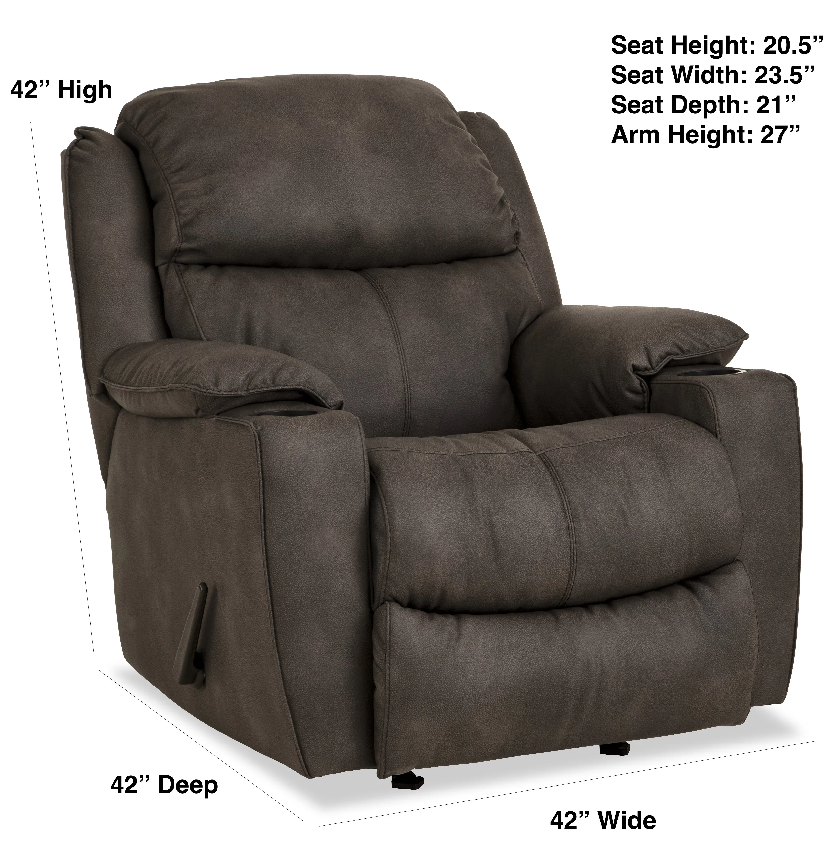 Timber Zero Gravity Power Lift Reclining Chair (Performance Fabric Brown) - In stock 6 Timber Zero Gravity Power Lift Reclining Chair (Performance Fabric Brown) - In stock