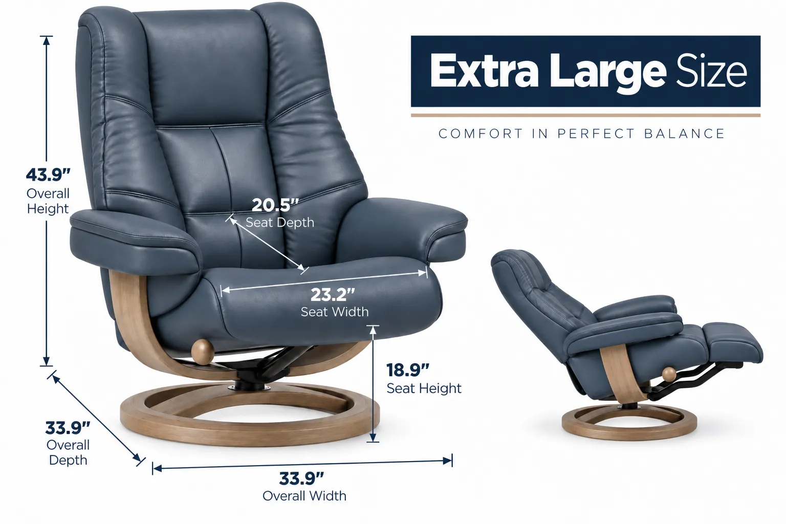 Nordic 63 Reclining Chair & Footstool (IN STOCK) Plush Scandinavian Comfort. Made to Fit You 13 Nordic 63 Reclining Chair & Footstool (IN STOCK) Plush Scandinavian Comfort. Made to Fit You