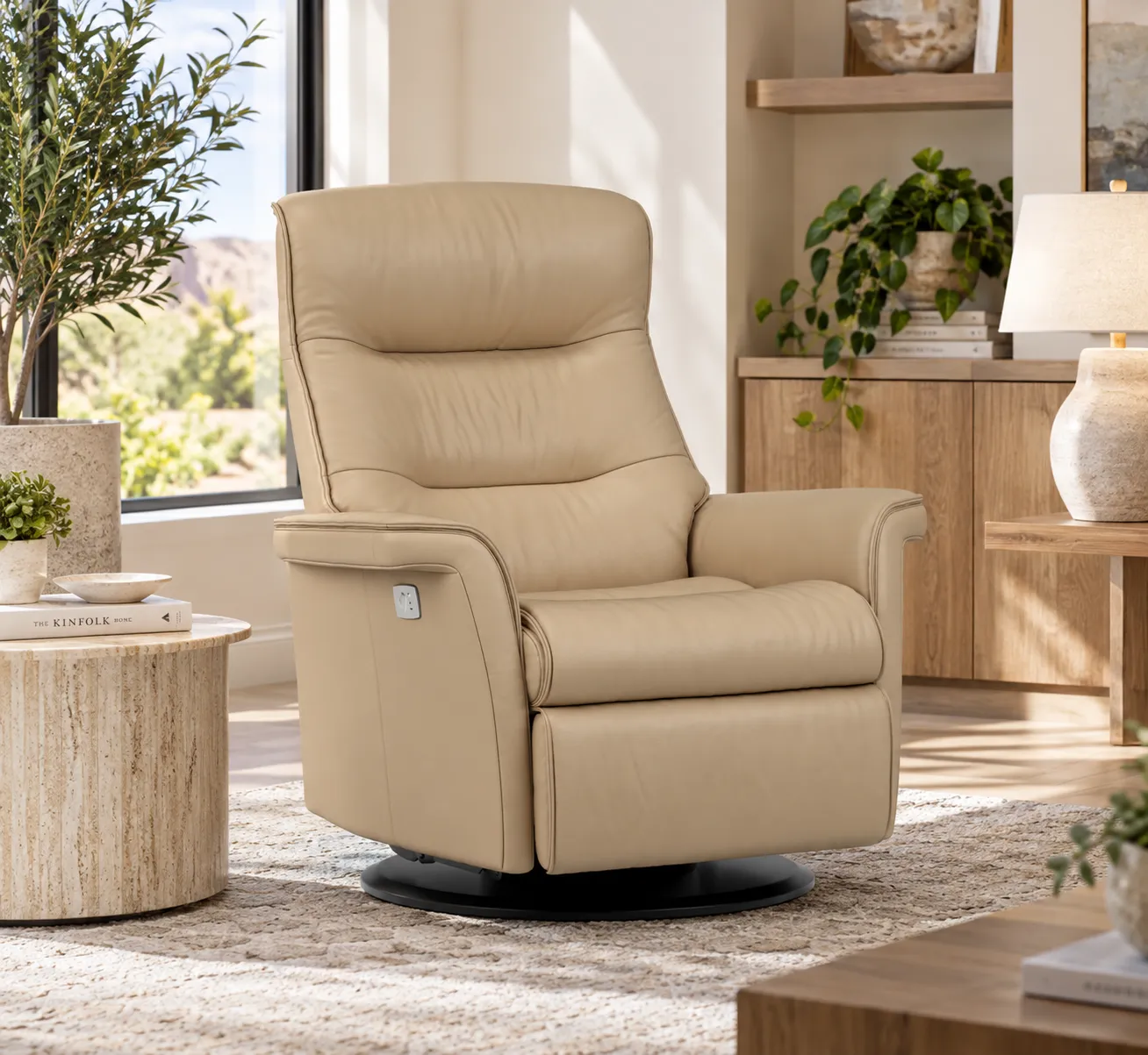Chelsea Swivel Glider Relaxer Recliner Beige (Scandinavian Comfort That Moves With You) In stock 2 Chelsea Swivel Glider Relaxer Recliner Beige (Scandinavian Comfort That Moves With You) In stock