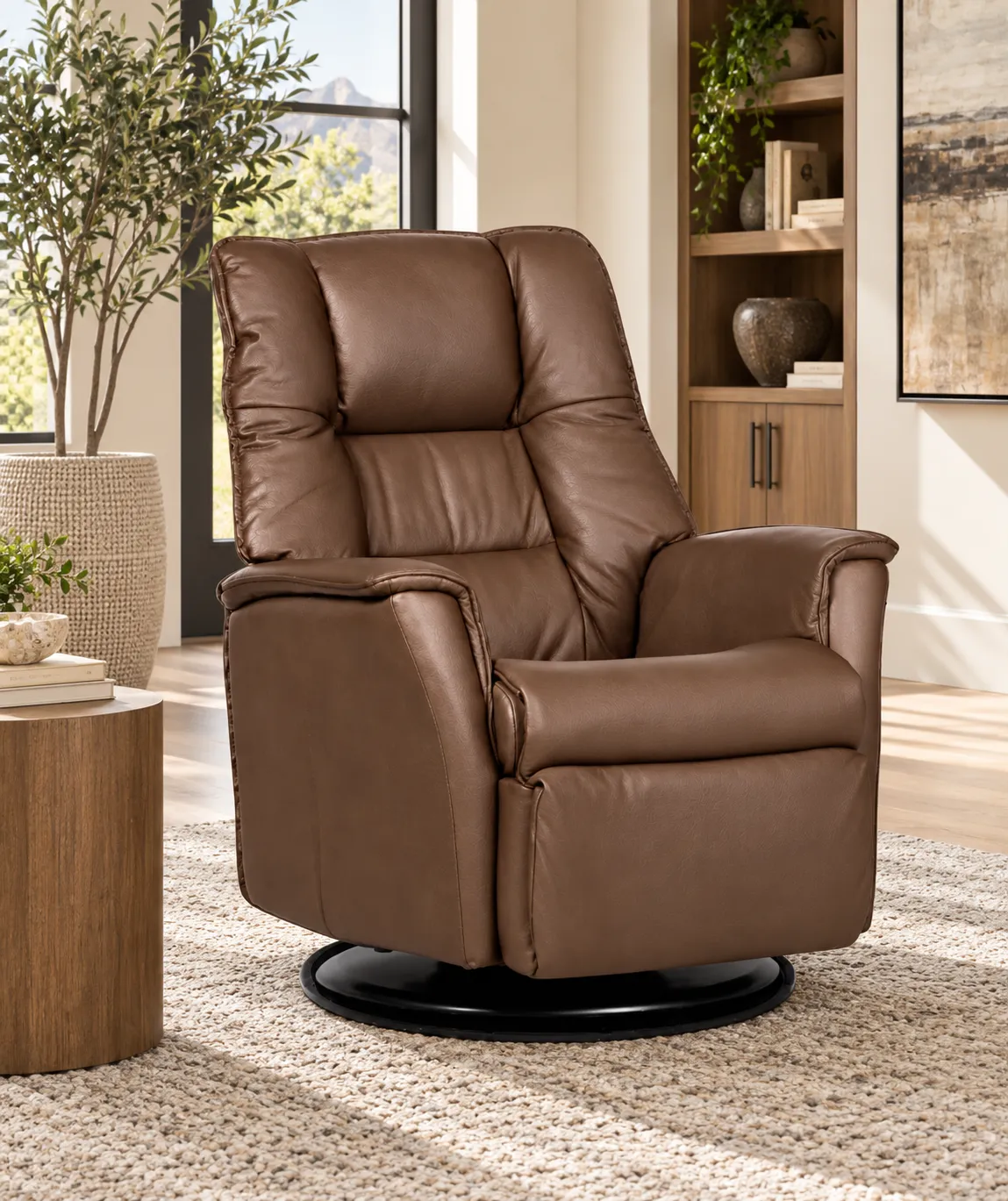 Verona Swivel Glider Relaxer Recliner (Swivel. Glide. Recline. One Chair Does It All) In stock 2 Verona Swivel Glider Relaxer Recliner (Swivel. Glide. Recline. One Chair Does It All) In stock