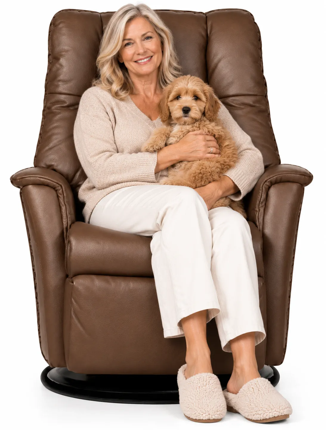 Verona Swivel Glider Relaxer Recliner (Swivel. Glide. Recline. One Chair Does It All) In stock 5 Verona Swivel Glider Relaxer Recliner (Swivel. Glide. Recline. One Chair Does It All) In stock