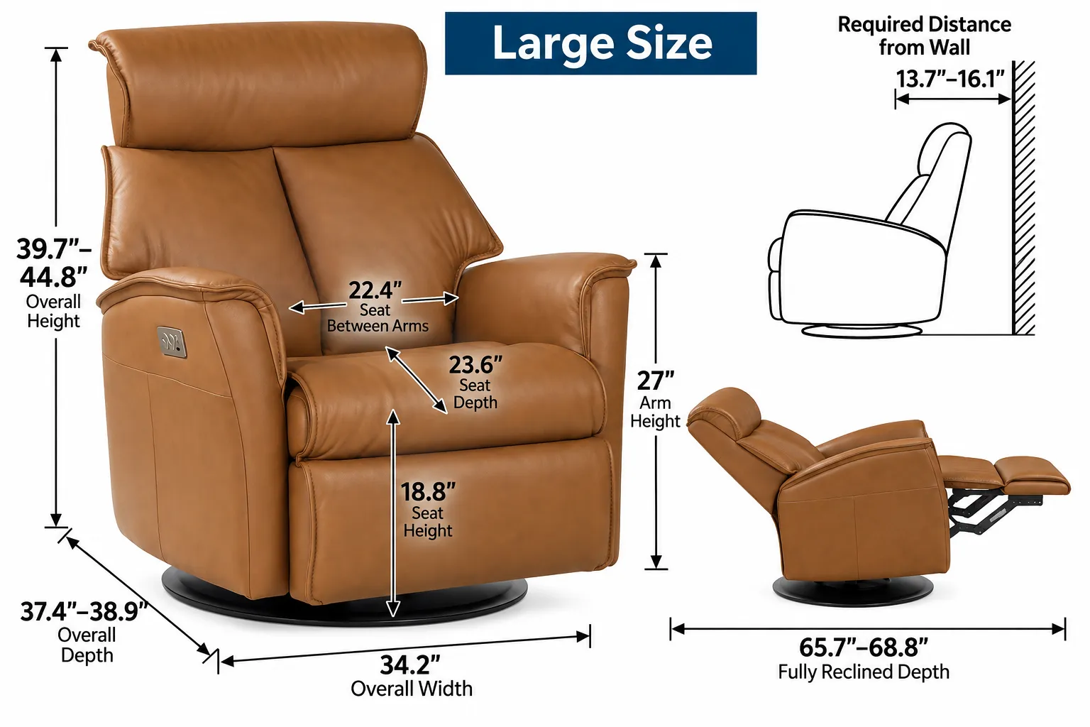 Boss Swivel Glider Relaxer Recliner Cinder (Big Comfort. Bold Scandinavian Design. In stock) 16 Boss Swivel Glider Relaxer Recliner Cinder (Big Comfort. Bold Scandinavian Design. In stock)