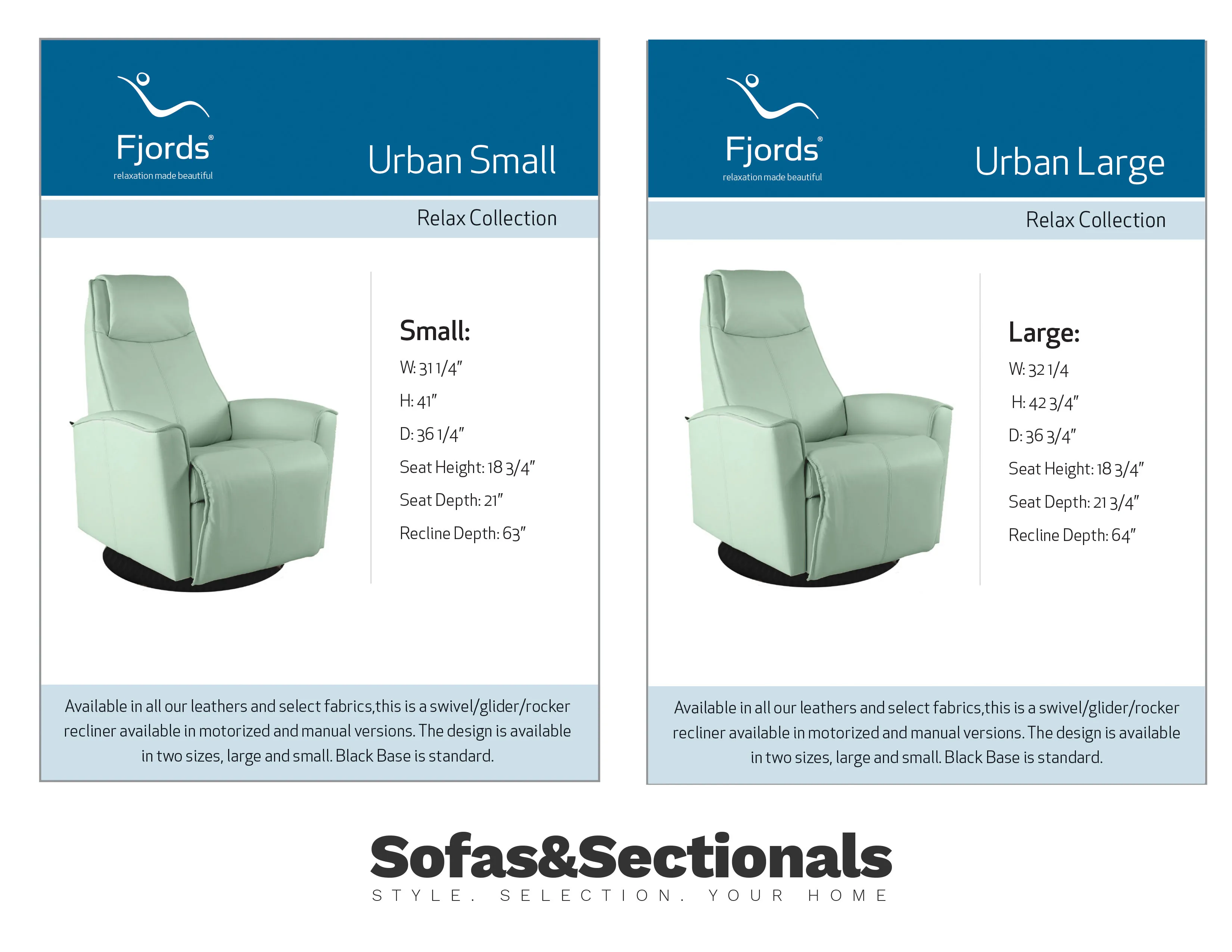 Urban Swivel Glider Recliner (+40 leathers) 15 Urban Swivel Glider Recliner (+40 leathers)