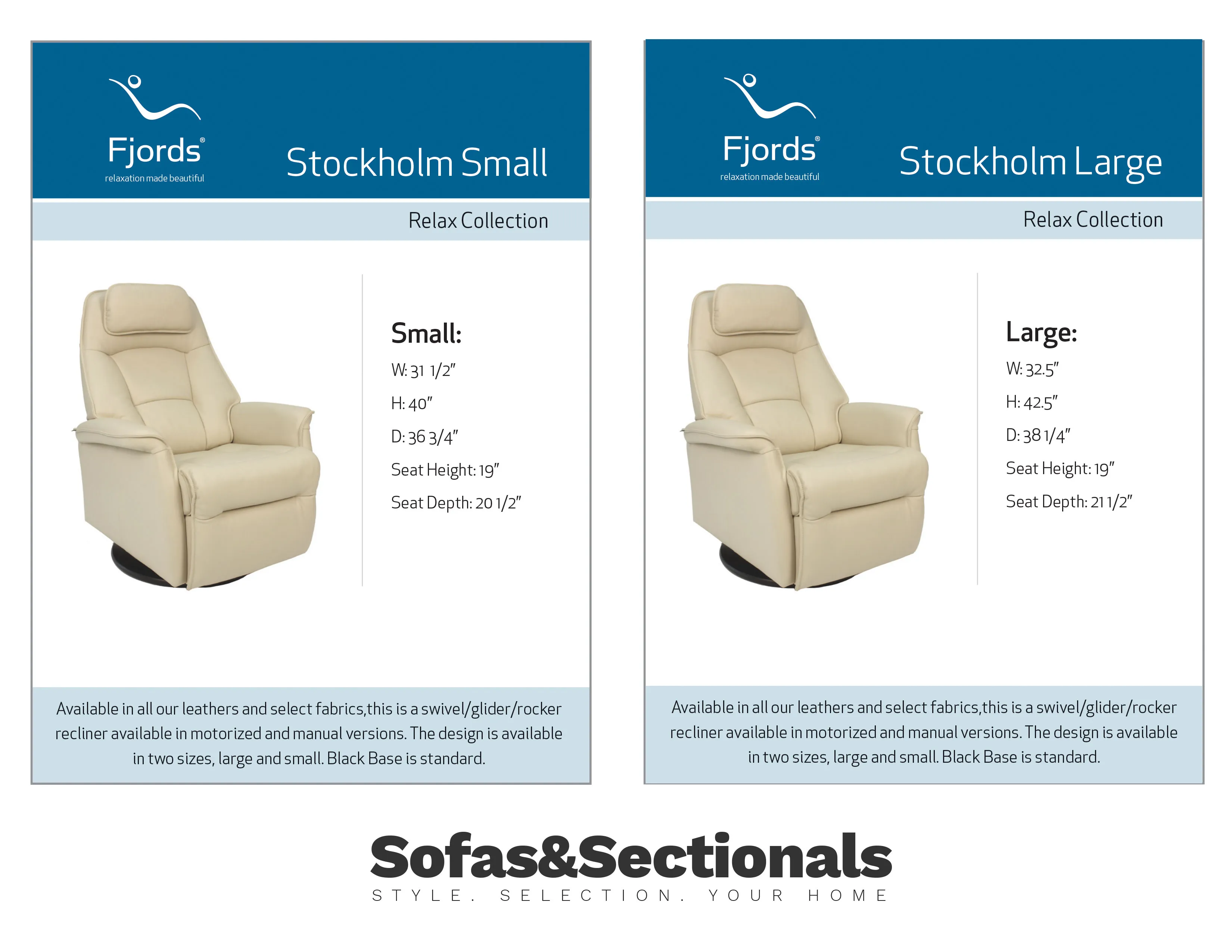 Stockholm Swivel Glider Recliner (+40 leathers) 11 Stockholm Swivel Glider Recliner (+40 leathers)