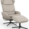 Stella Pushback Reclining Chair (IN STOCK) Ivory