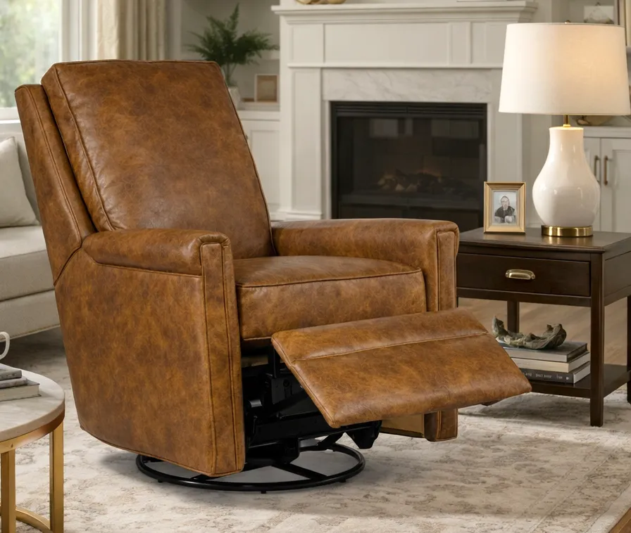 Bradington Young Madison Wall-Hugger Recliner (12 leathers) 7770 8 Bradington Young Madison Wall-Hugger Recliner (12 leathers) 7770