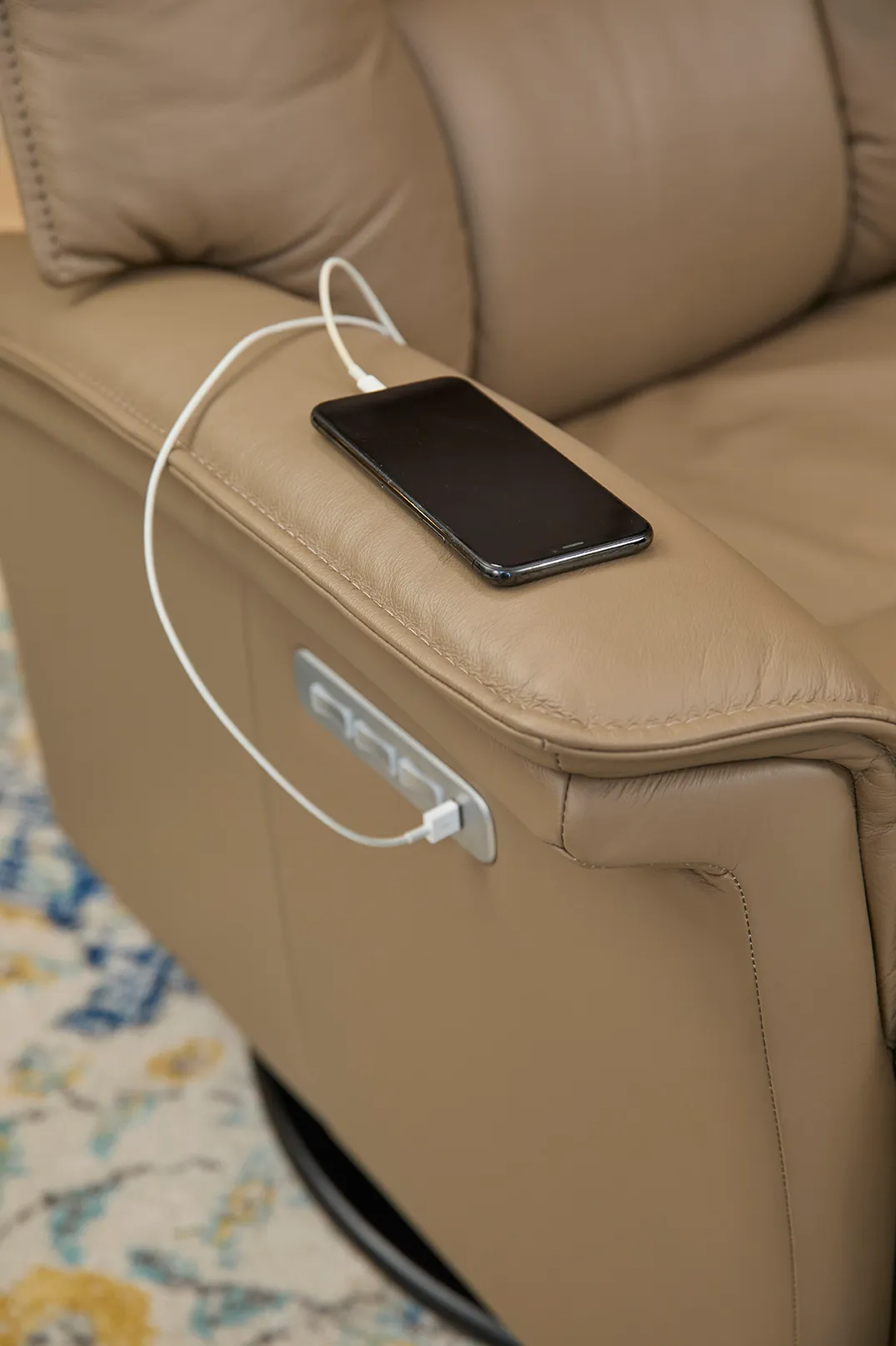 Paris Triple Power Swivel Glider Recliner Nougat (In stock - Fast shipping) 11 Paris Triple Power Swivel Glider Recliner Nougat (In stock - Fast shipping)