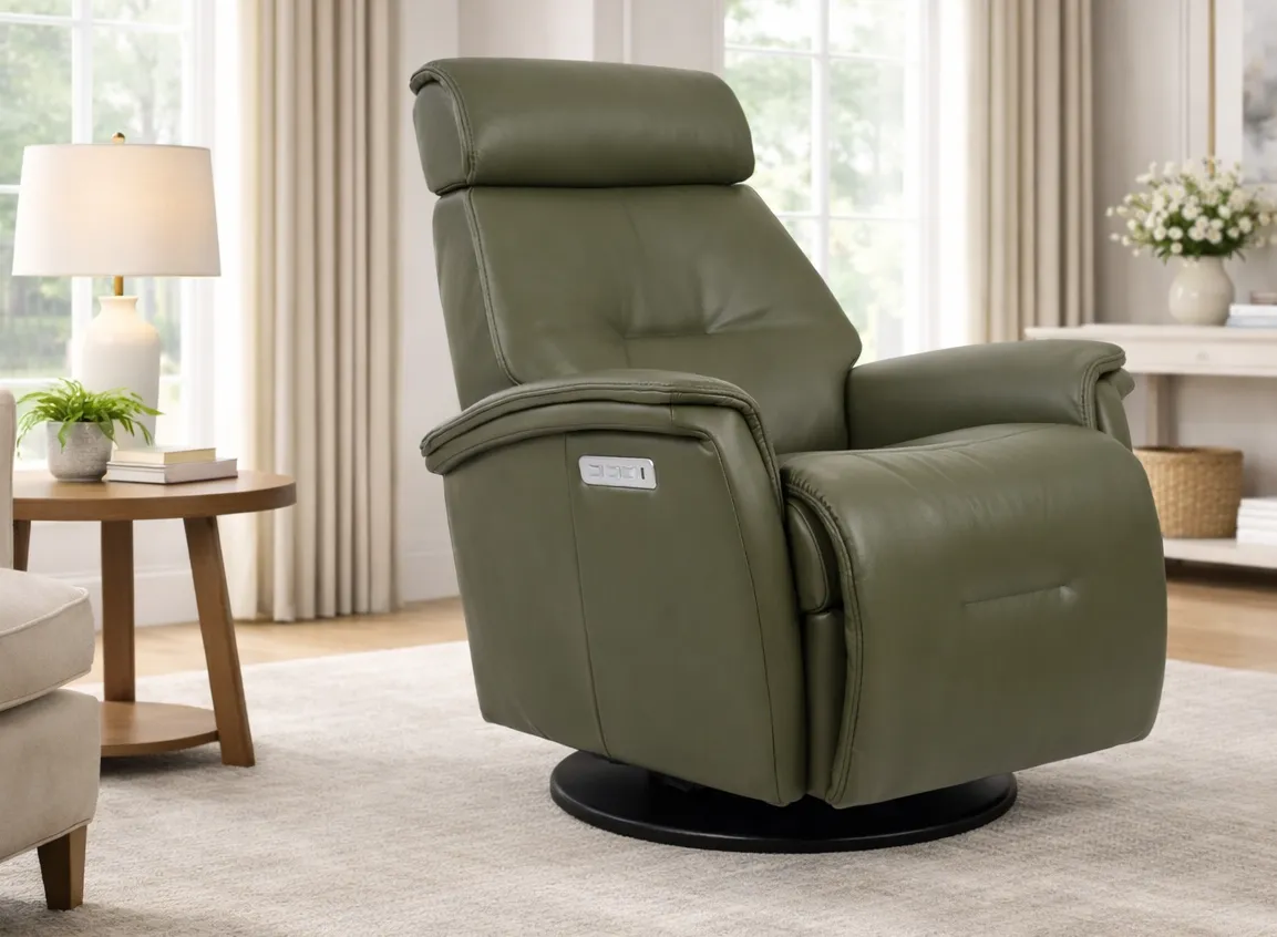 Rome Triple Power Swivel Glider Recliner Olive (In stock - Fast shipping) 2 Rome Triple Power Swivel Glider Recliner Olive (In stock - Fast shipping)