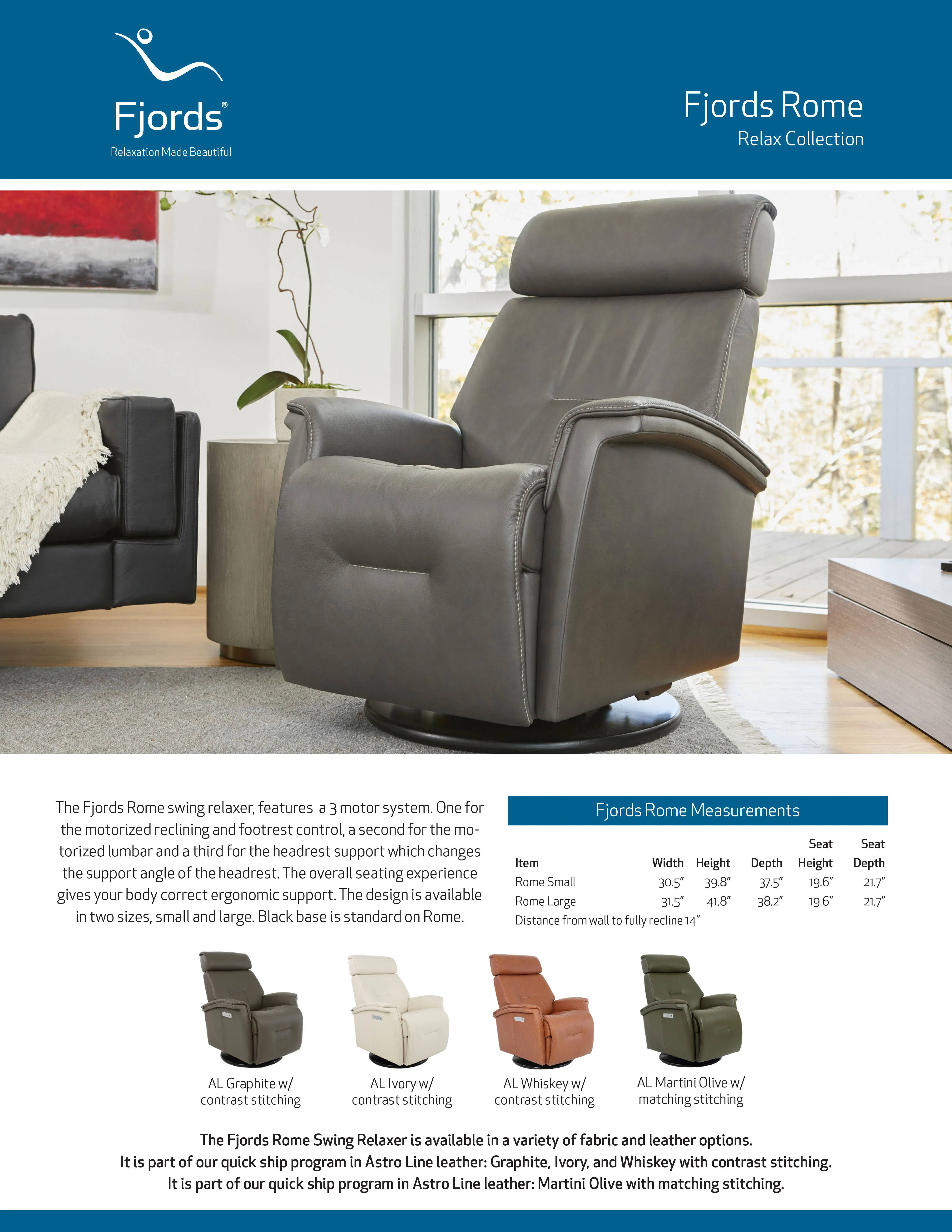 Rome Triple Power Swivel Glider Recliner Olive (In stock - Fast shipping) 4 Rome Triple Power Swivel Glider Recliner Olive (In stock - Fast shipping)