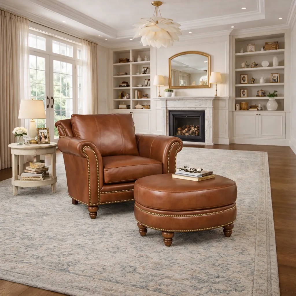 Bradington Young Richardson 866 Chair (12 leathers) 8-Way Hand Tied 2 Bradington Young Richardson 866 Chair (12 leathers) 8-Way Hand Tied