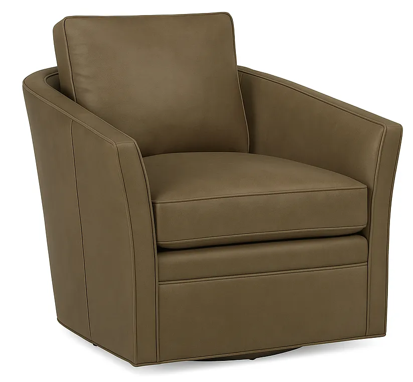 Bradington Young Blair Swivel Tub Chair (12 leathers) 1 Bradington Young Blair Swivel Tub Chair (12 leathers)