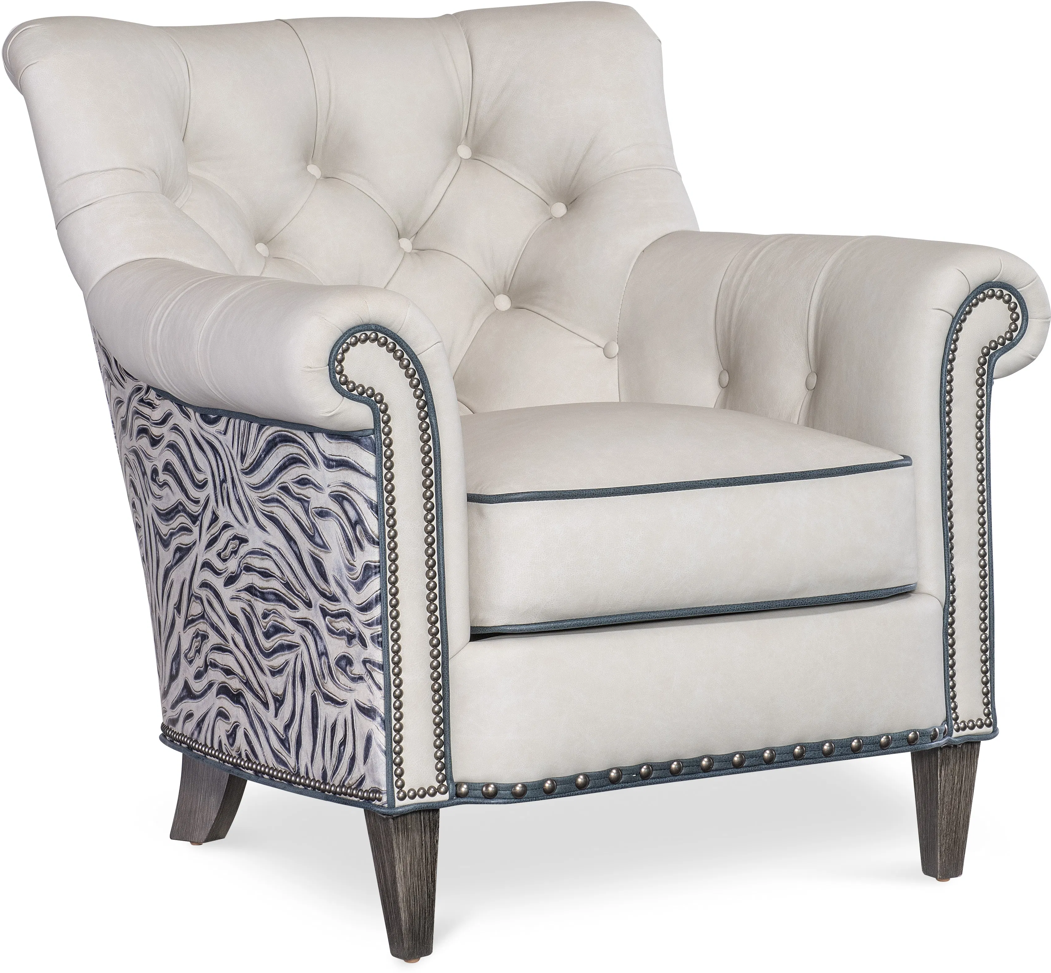 Bradington Young Kirby 463 Accent Chair (12 leathers) 8-Way Hand Tie 10 Bradington Young Kirby 463 Accent Chair (12 leathers) 8-Way Hand Tie