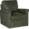 Bradington Young Mallory 774 Swivel Chair (12 leathers) 8-Way Hand Tied