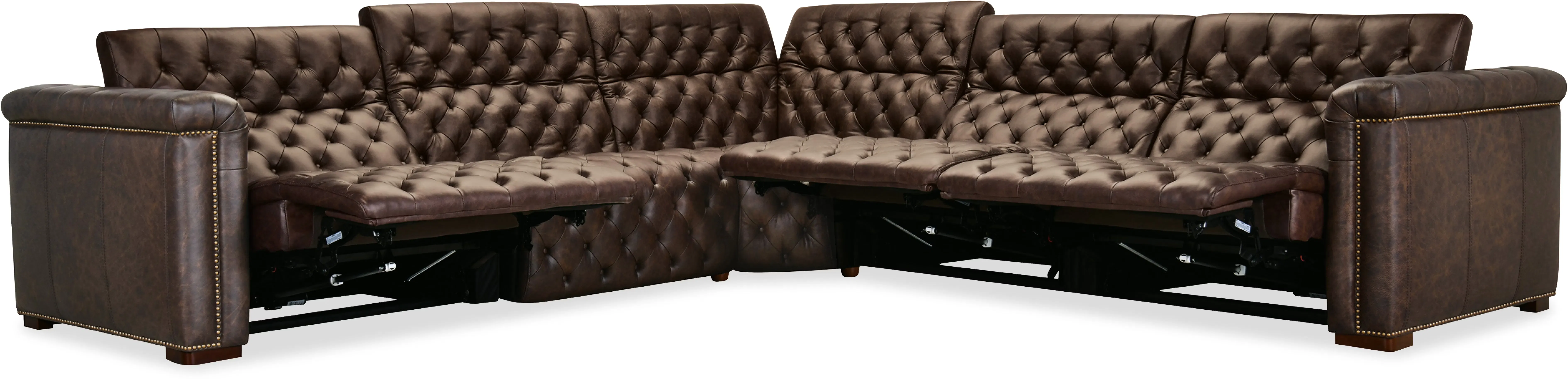 Savion Deux 5 Seat Sectional with Three Power Recliners and Six Power Headrests 089 (In stock) 1 Savion Deux 5 Seat Sectional with Three Power Recliners and Six Power Headrests 089 (In stock)