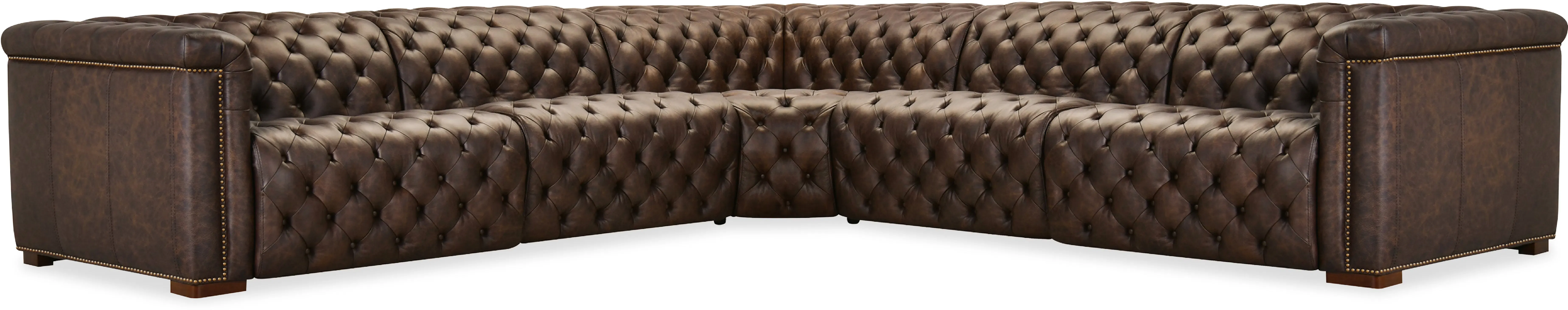 Savion Deux 5 Seat Sectional with Three Power Recliners and Six Power Headrests 089 (In stock) 2 Savion Deux 5 Seat Sectional with Three Power Recliners and Six Power Headrests 089 (In stock)