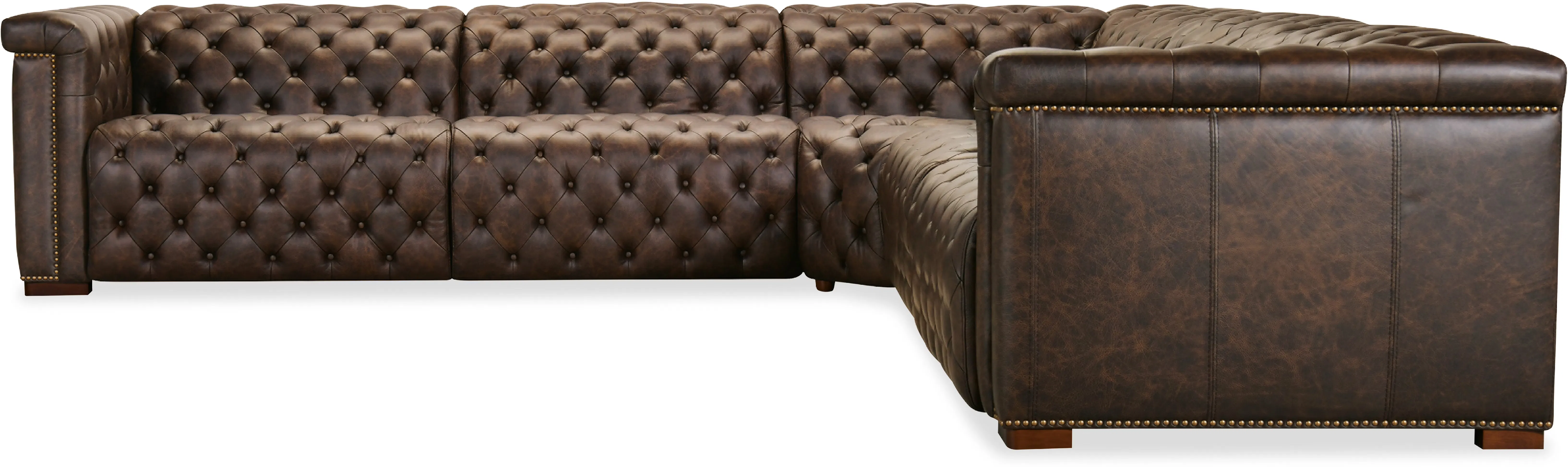 Savion Deux 5 Seat Sectional with Three Power Recliners and Six Power Headrests 089 (In stock) 4 Savion Deux 5 Seat Sectional with Three Power Recliners and Six Power Headrests 089 (In stock)