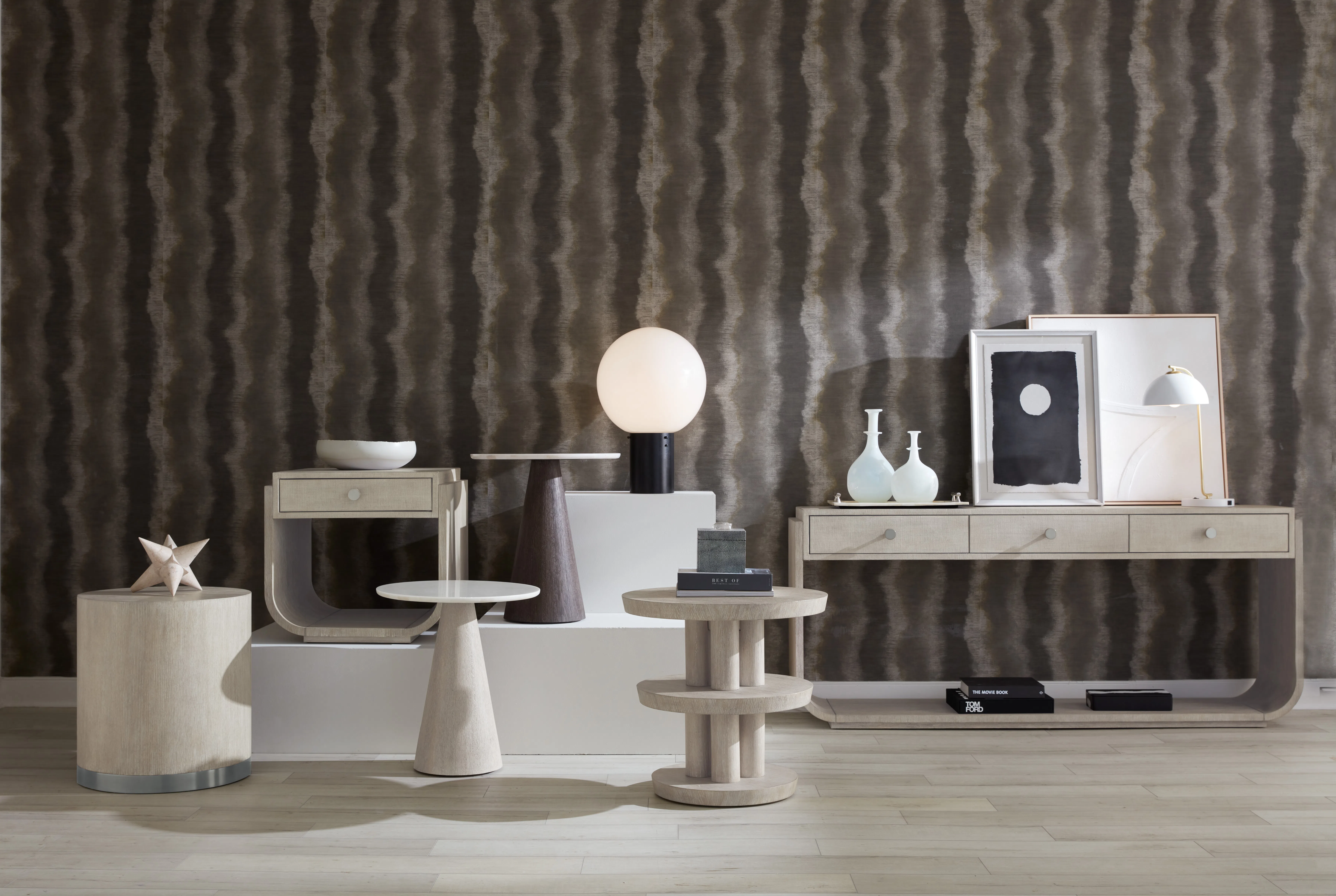 Modern Mood Round End Table 6850-80213-80 3 Modern Mood Round End Table 6850-80213-80