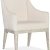 Modern Mood Upholstered Arm Chair (diamond white finish) 6850-75401-80