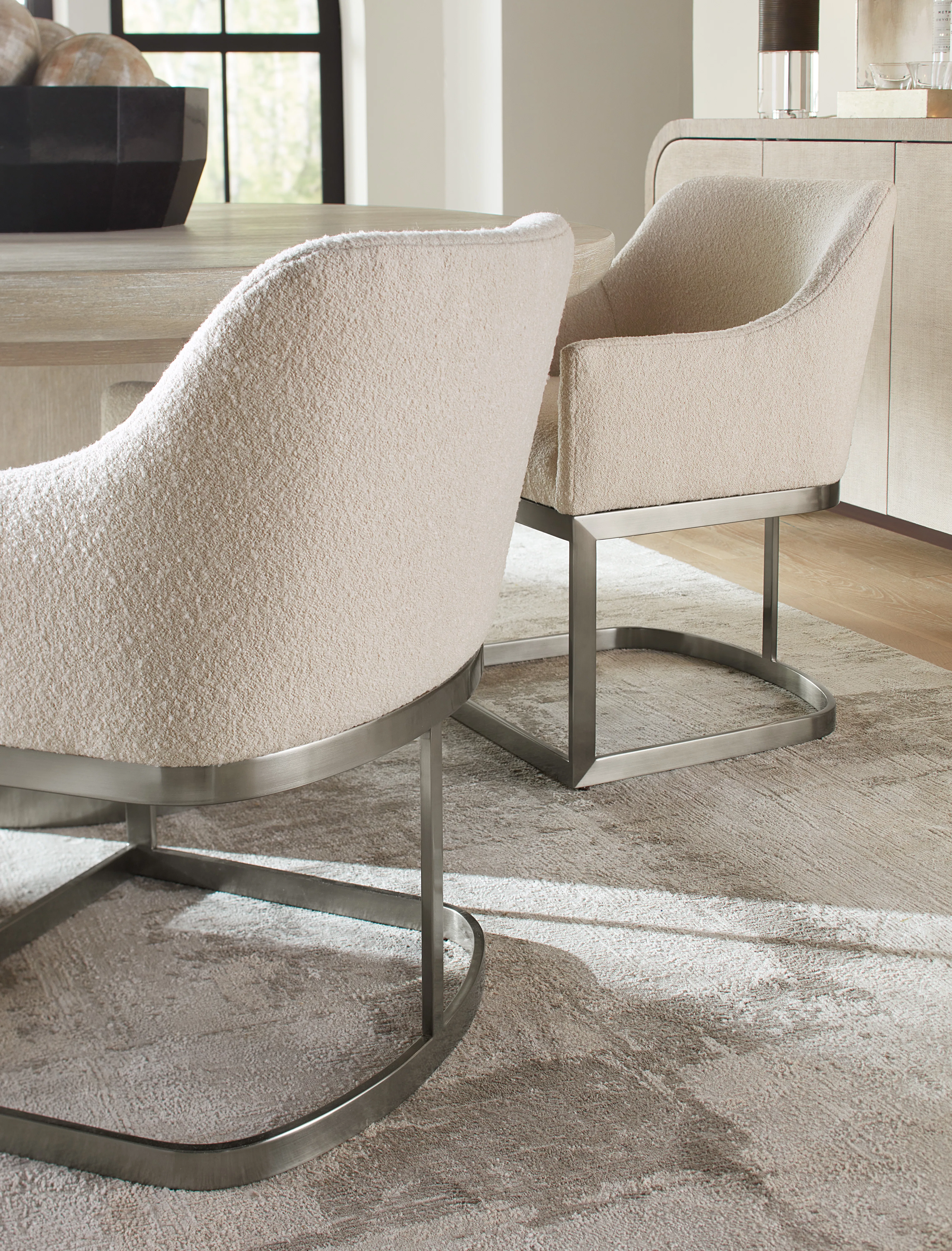 Modern Mood Upholstered Arm Chair w/Metal Base 6850-75300-95 4 Modern Mood Upholstered Arm Chair w/Metal Base 6850-75300-95
