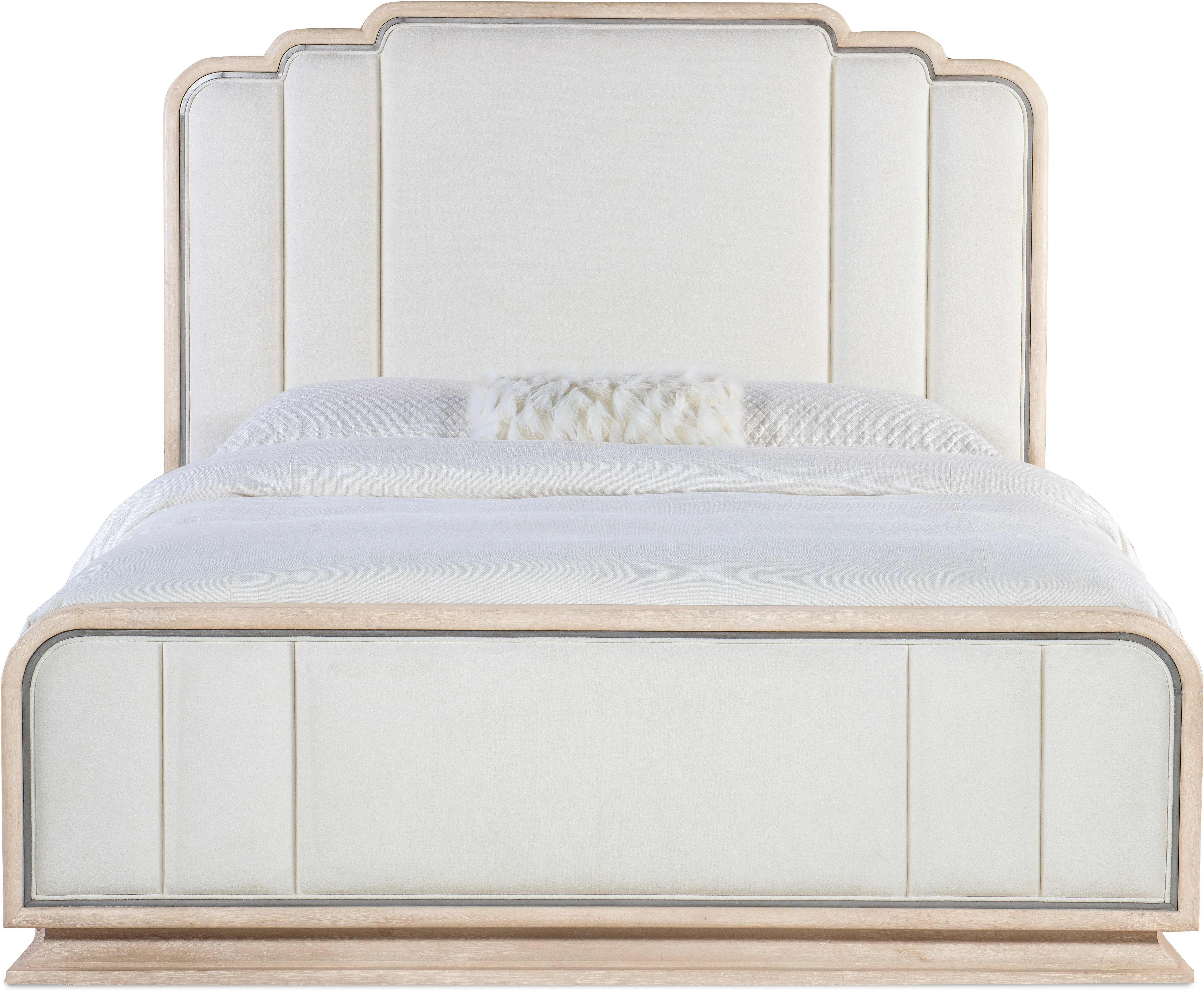 Nouveau Chic King Upholstered Bed (sandstone finish) 6500-90866-80 2 Nouveau Chic King Upholstered Bed (sandstone finish) 6500-90866-80