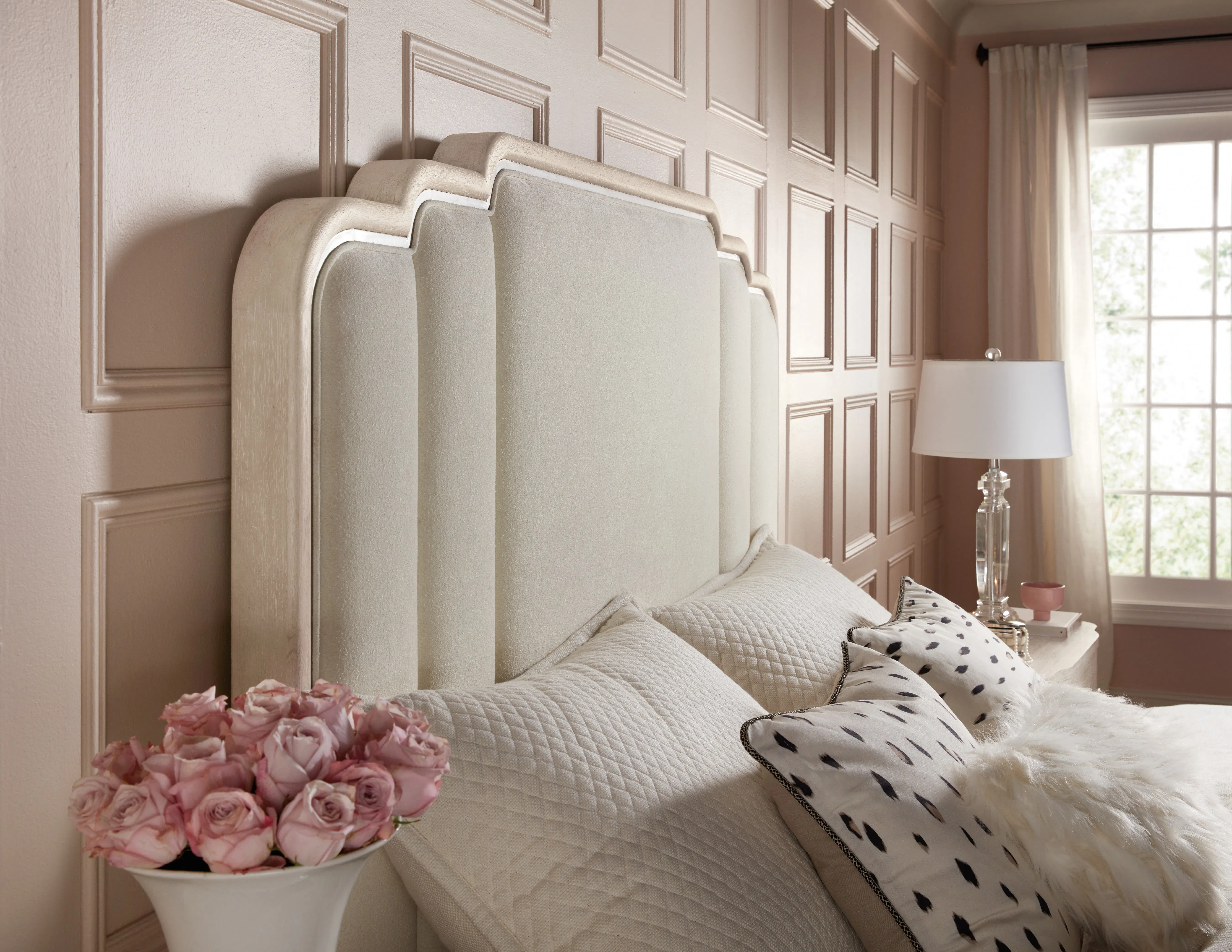 Nouveau Chic King Upholstered Bed (sandstone finish) 6500-90866-80 3 Nouveau Chic King Upholstered Bed (sandstone finish) 6500-90866-80