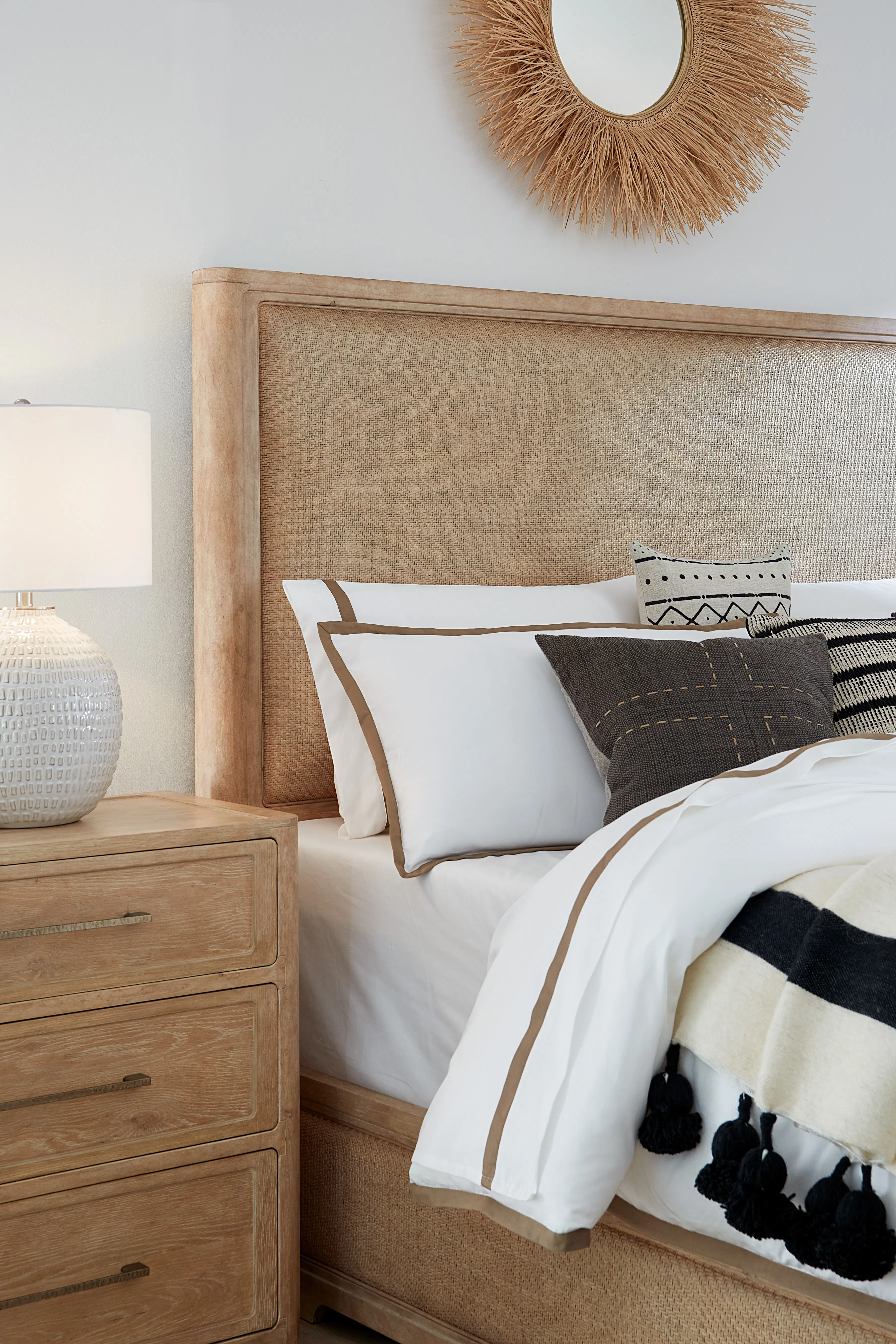 Retreat California King Cane Panel Bed (Light sand finish) 6950-90260-80 5 Retreat California King Cane Panel Bed (Light sand finish) 6950-90260-80