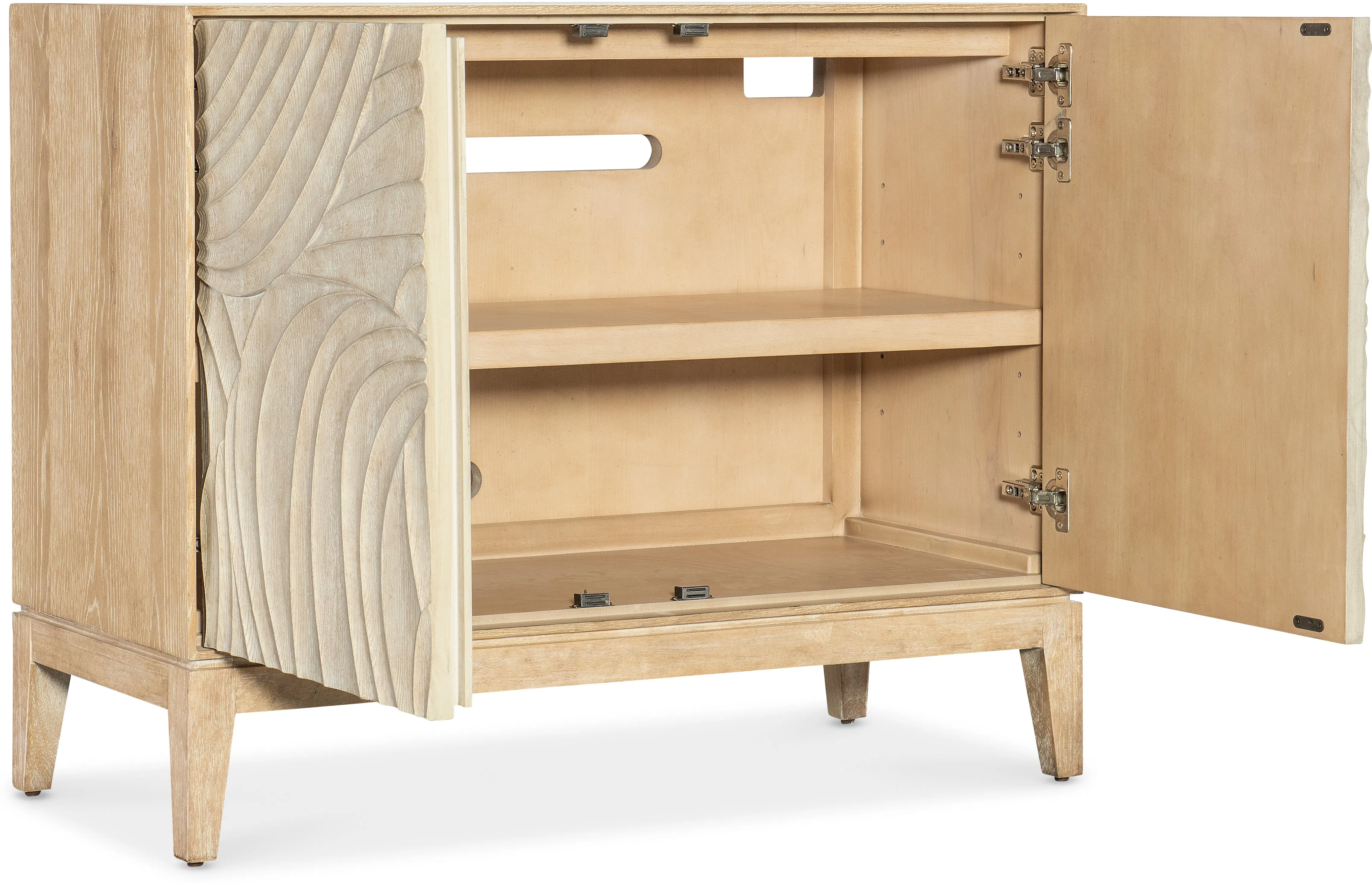 Retreat Carved Nightstand (Light sand finish) 6950-90215-80 2 Retreat Carved Nightstand (Light sand finish) 6950-90215-80