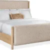 Retreat King Upholstered Panel Bed (Light sand finish) 6950-90366-80