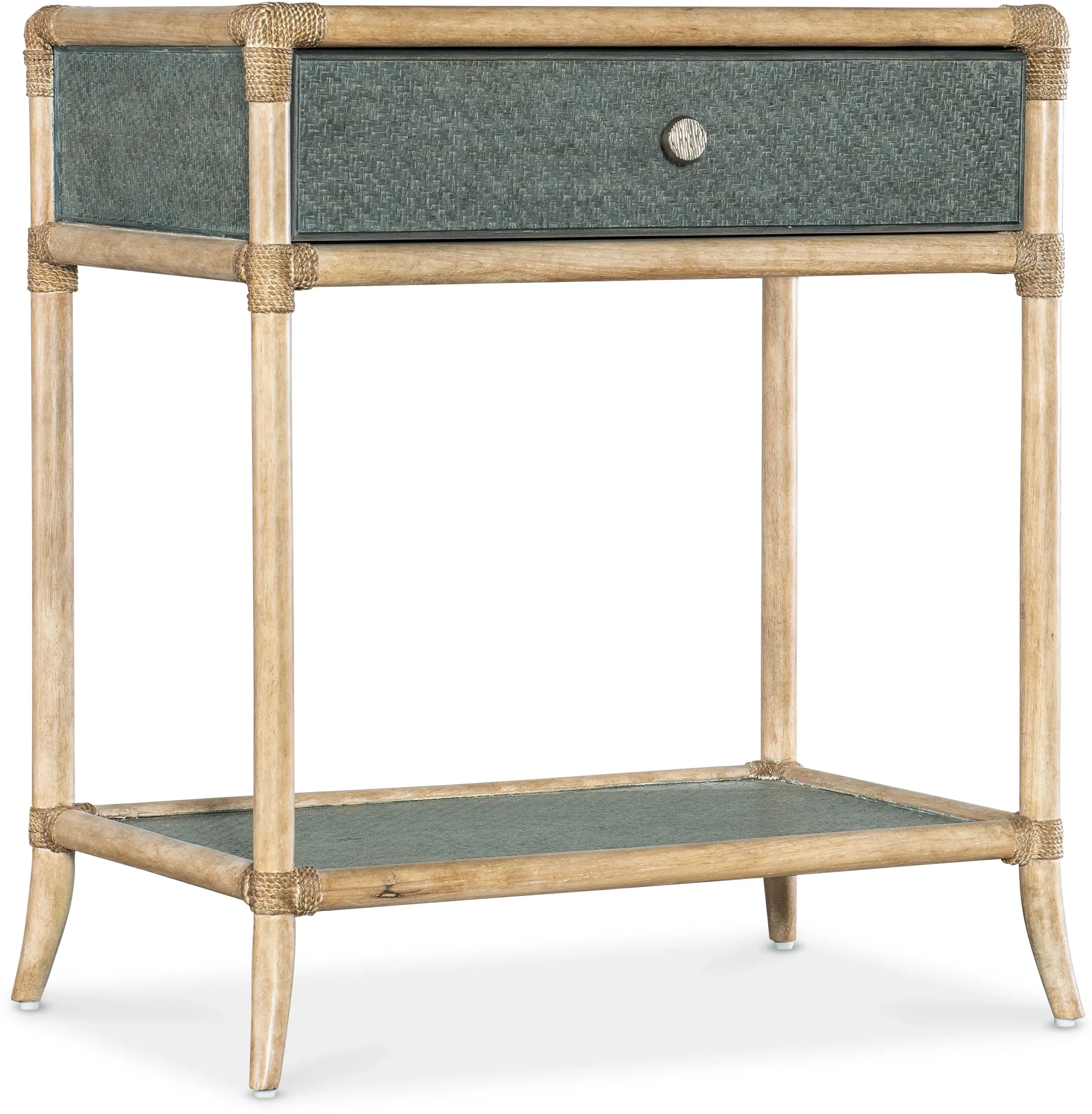 Retreat Pole Rattan Bedside Table (Two tone finish) 6950-90117-45 1 Retreat Pole Rattan Bedside Table (Two tone finish) 6950-90117-45