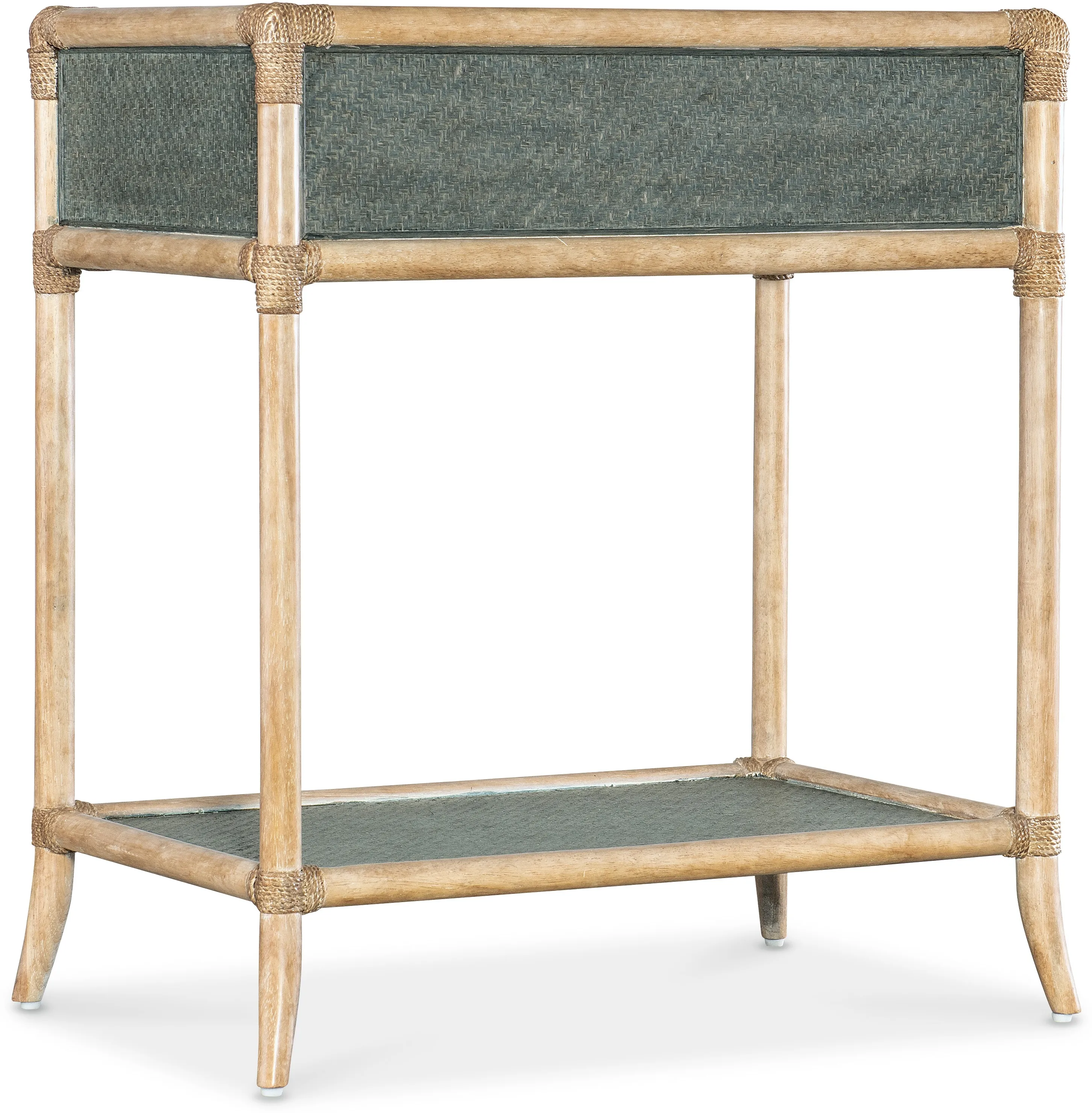 Retreat Pole Rattan Bedside Table (Two tone finish) 6950-90117-45 2 Retreat Pole Rattan Bedside Table (Two tone finish) 6950-90117-45