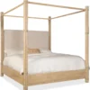 Retreat Pole Rattan Cal King Upholstered Poster Bed w/Canopy (Light sand finish) 6950-90460-80 13 Retreat Pole Rattan Cal King Upholstered Poster Bed w/Canopy (Light sand finish) 6950-90460-80