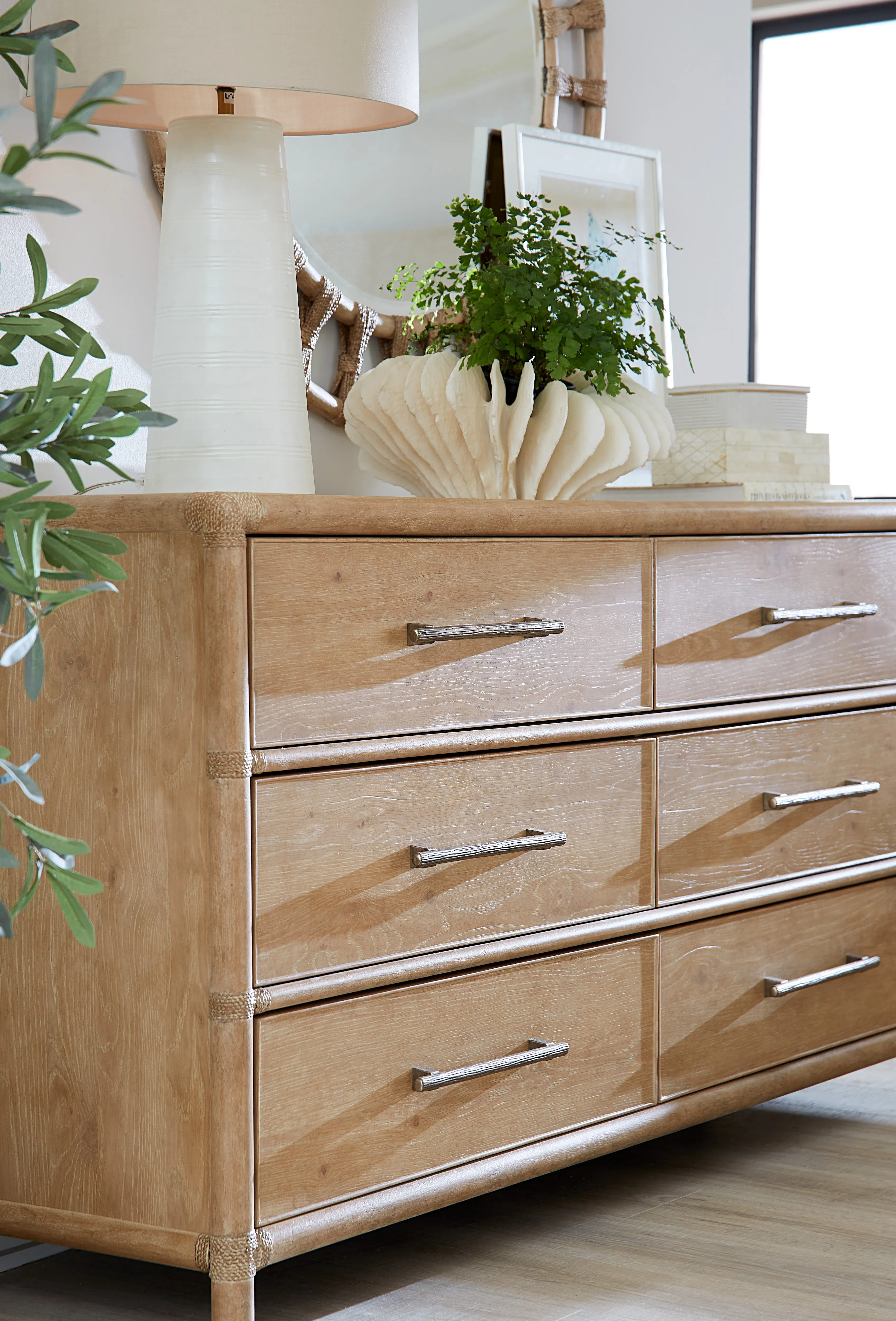 Retreat Pole Rattan Dresser (Light sand finish) 6950-90202-80 5 Retreat Pole Rattan Dresser (Light sand finish) 6950-90202-80