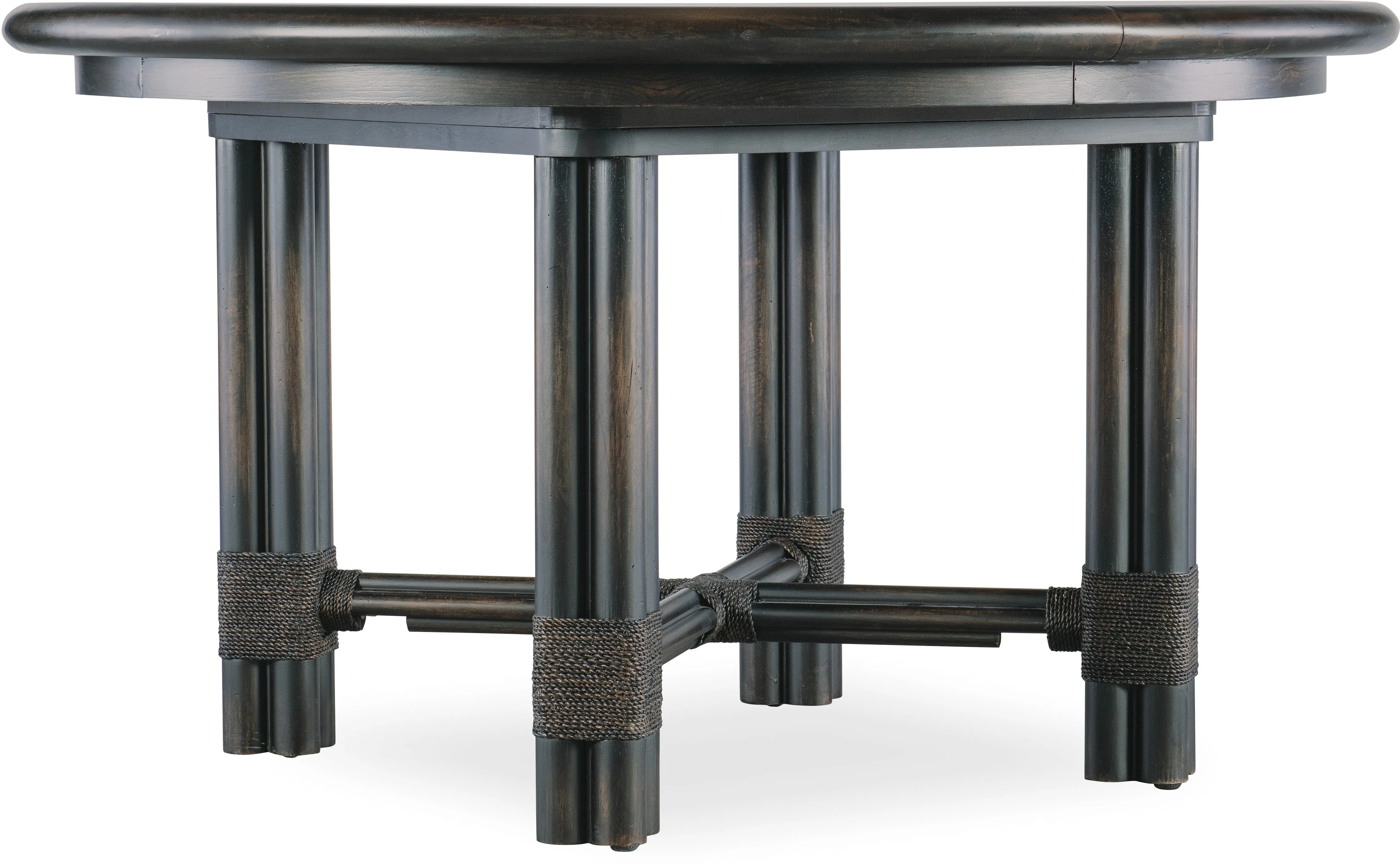 Retreat Pole Rattan Round Dining Table (20" leaf) Dark sand finish 6950-75201-99 1 Retreat Pole Rattan Round Dining Table (20" leaf) Dark sand finish 6950-75201-99