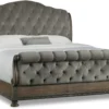 Rhapsody King (93" Wide) or California King (97" Wide) Tufted Bed in Grey