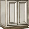 Sanctuary Two-Door Mirrored Nightstand - Visage 11 Sanctuary Two-Door Mirrored Nightstand - Visage