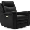Asher Leather Power Recliner with Power Headrest & Lumbar (In Stock)