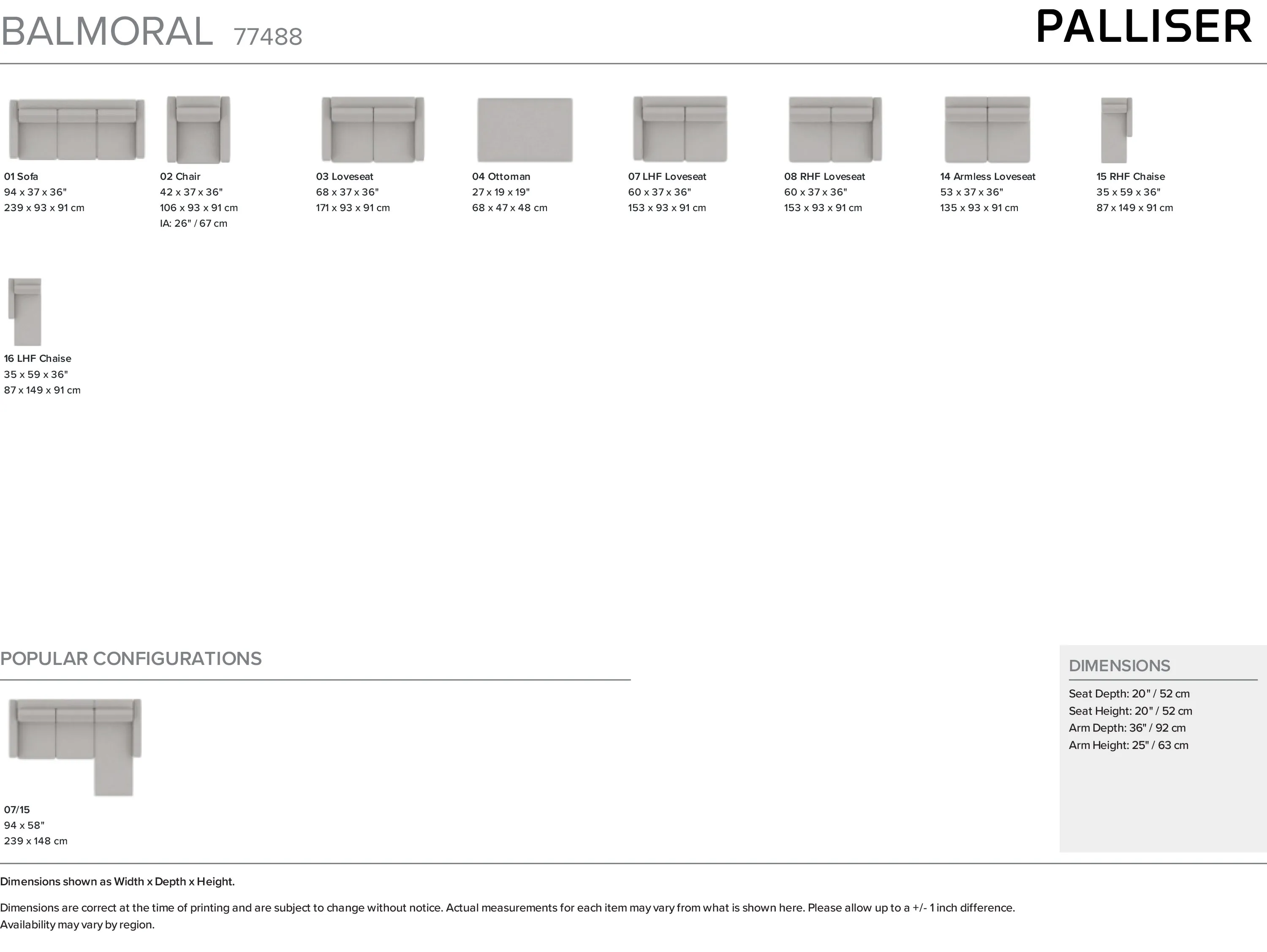 Balmoral 77488 Sectional (100+ Leathers) 9 Balmoral 77488 Sectional (100+ Leathers)