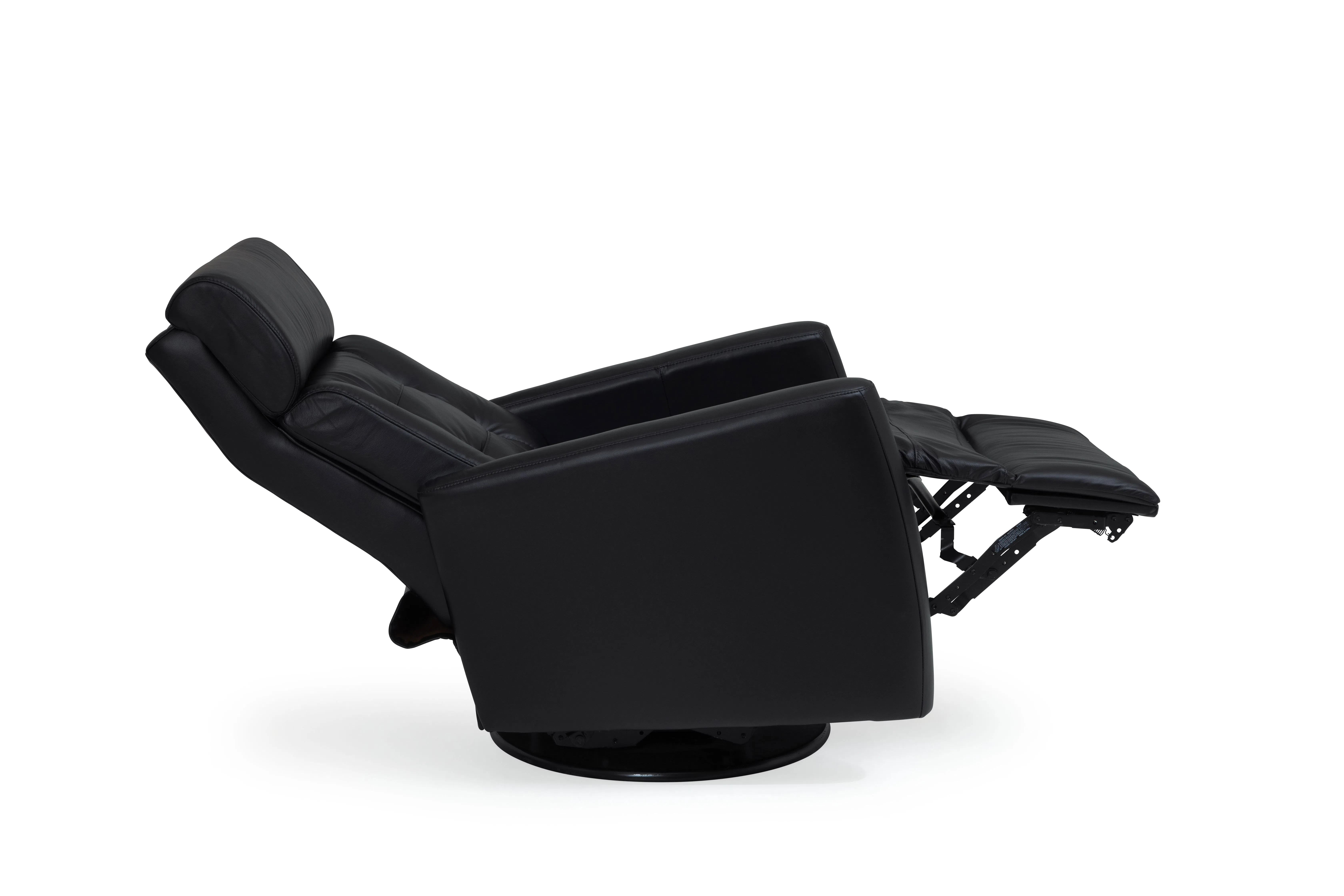Baltic II Black Leather Swivel Glider Power w/Power Headrest (In Stock) 12 Baltic II Black Leather Swivel Glider Power w/Power Headrest (In Stock)