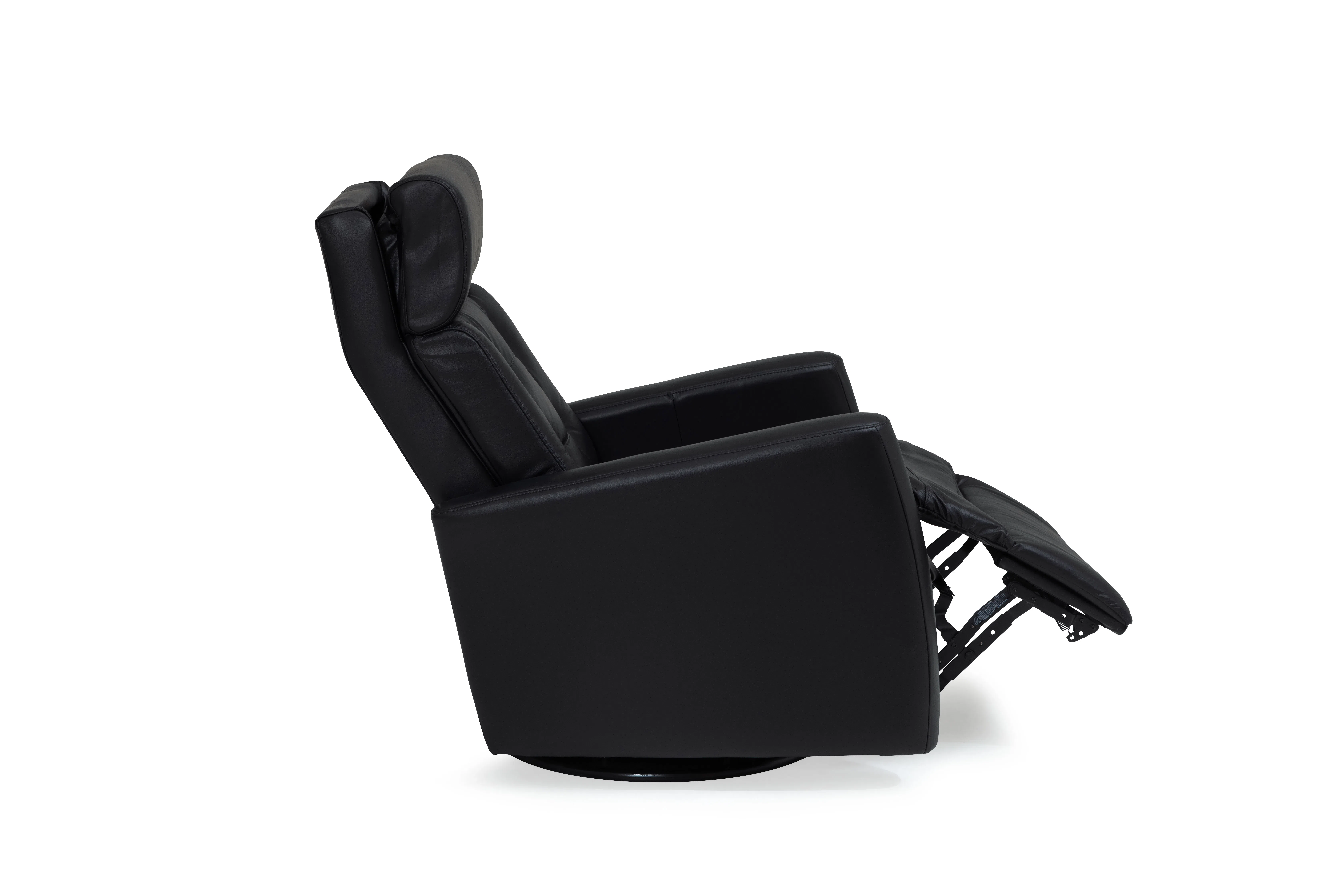 Baltic II Black Leather Swivel Glider Power w/Power Headrest (In Stock) 13 Baltic II Black Leather Swivel Glider Power w/Power Headrest (In Stock)