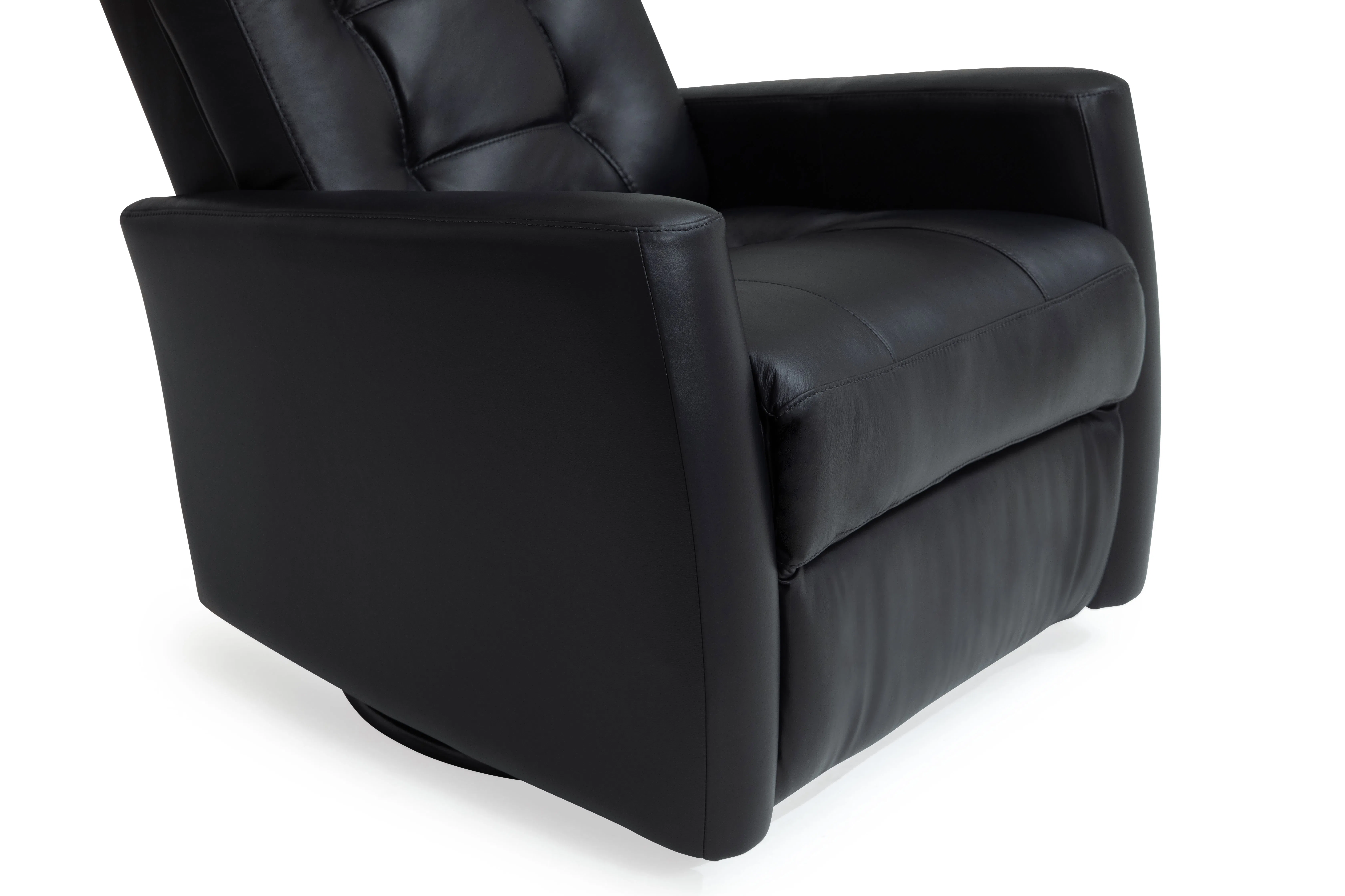 Baltic II Black Leather Swivel Glider Power w/Power Headrest (In Stock) 16 Baltic II Black Leather Swivel Glider Power w/Power Headrest (In Stock)