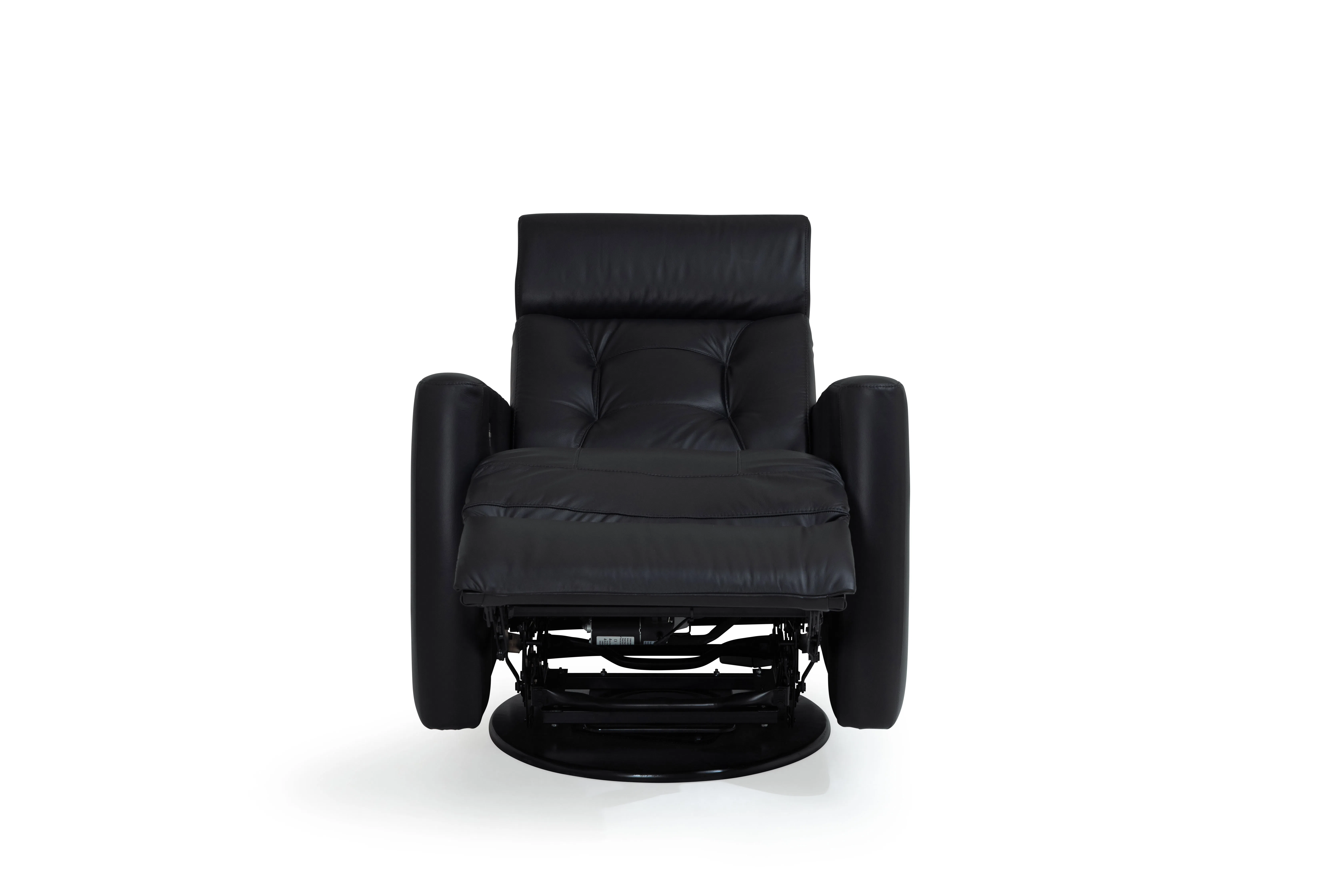Baltic II Black Leather Swivel Glider Power w/Power Headrest (In Stock) 9 Baltic II Black Leather Swivel Glider Power w/Power Headrest (In Stock)